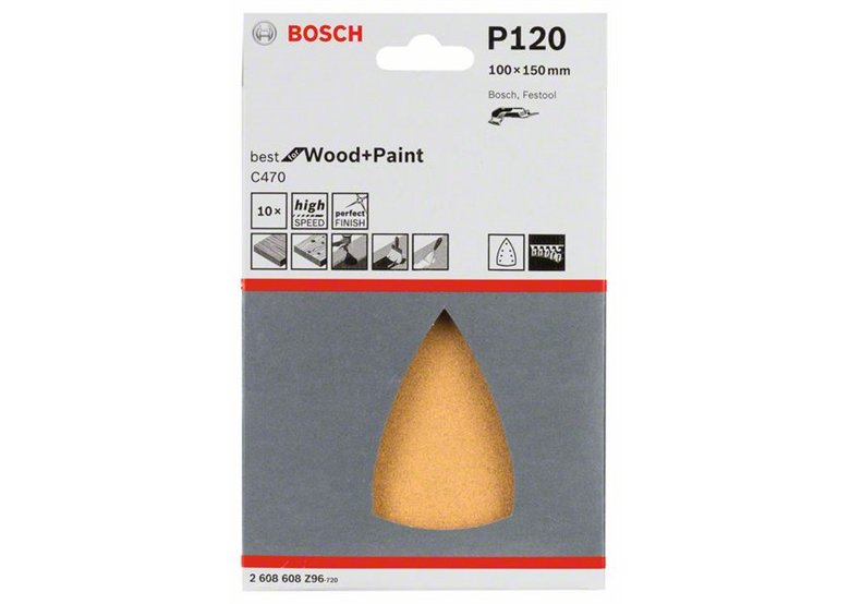 Nastro abrasivo C470, 10 pz. Bosch 2608608Z96