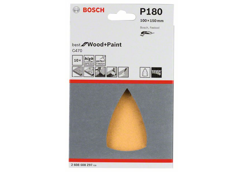 Nastro abrasivo C470, 10 pz. Bosch 2608608Z97