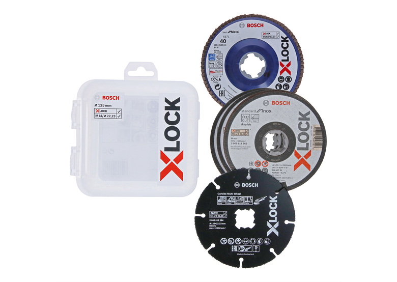 Set di 5 dischi X-Lock da 125 mm Bosch 2608619374