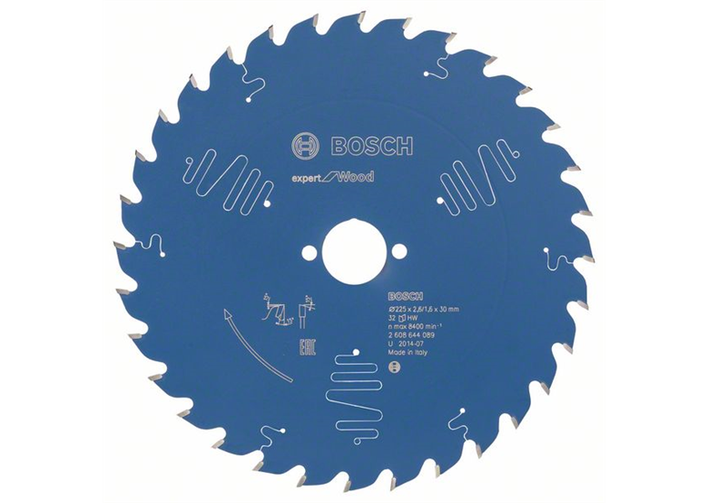 Lama per seghe circolari Exper for Wood 225x30mm T32 Bosch 2608644089