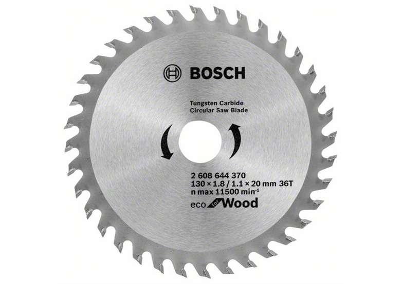 Lama circolare ECO Optiline Wood 130x20mm T36 Bosch 2608644370