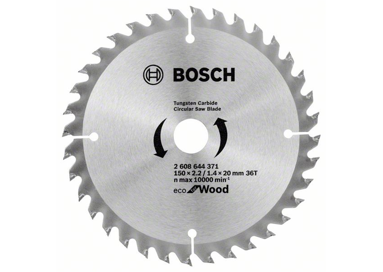 Lama circolare ECO Optiline Wood 150x20mm T36 Bosch 2608644371
