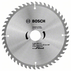 Lama circolare ECO Optiline Wood 190x30mm T48 Bosch 2608644377