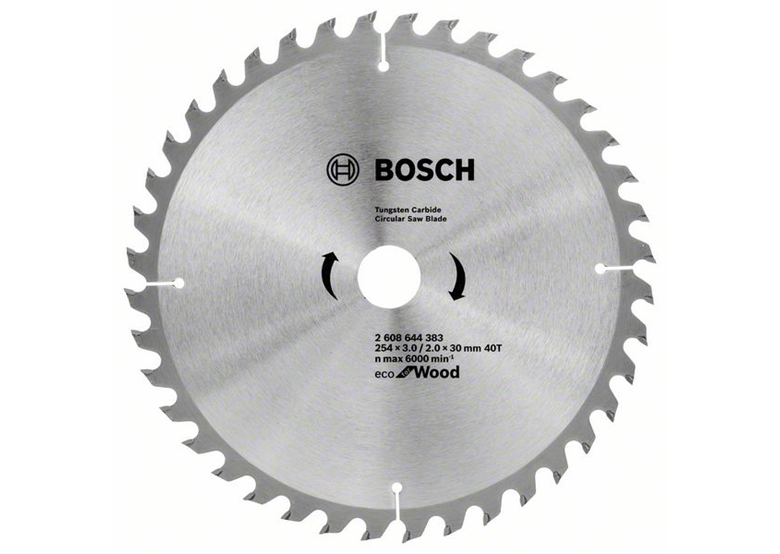 Lama circolare ECO Optiline Wood 254x30mm T40 Bosch 2608644383
