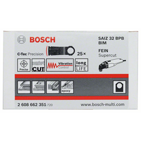 Lama per utensile multifunzione BIM SAIZ 28 EB Wood and Metal Bosch 2608662351
