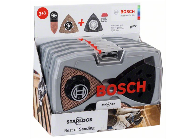 Set di carta abrasiva Starlock 6 pezzi Best of Sanding Set Bosch 2608664133