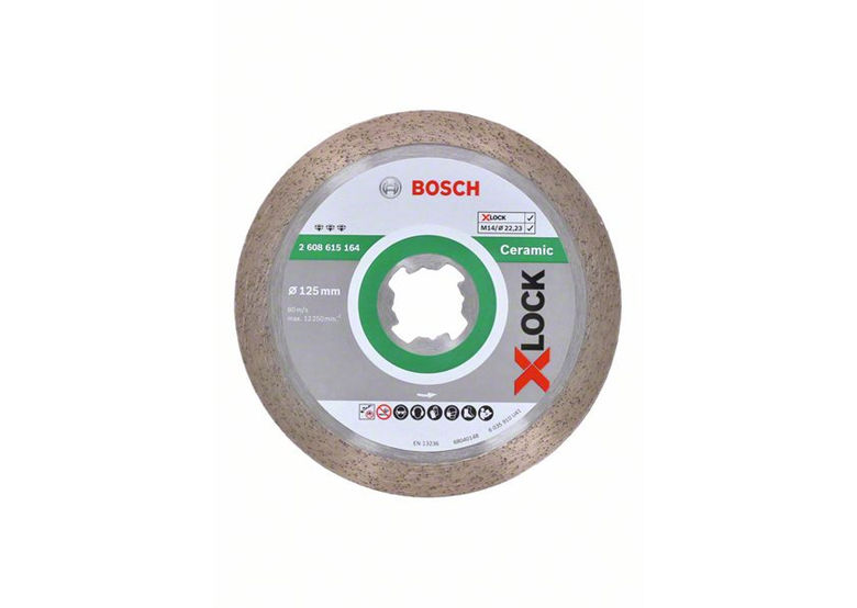 Disco diamantato X-Lock 125mm Bosch Best for Ceramic