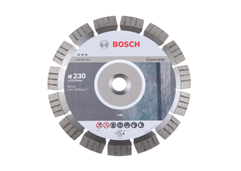 Disco diamantato 230mm Bosch Best for Concrete