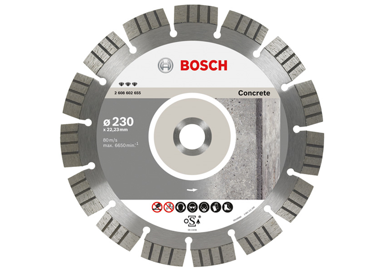 Disco diamantato 300x22,23x2,8mm Bosch Best for Concrete