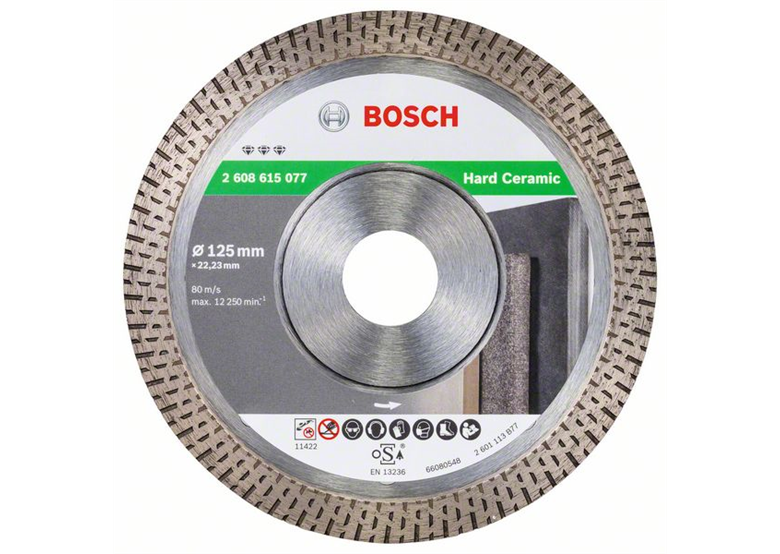 Disco diamantato 125x22,23mm Bosch Best for Hard Ceramic