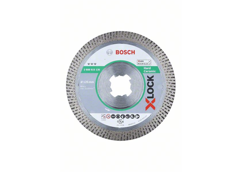 Disco diamantato X-Lock 125mm Bosch Best for Hard Ceramic