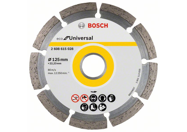 Disco diamantato segment 125x22,23mm 10szt. Bosch ECO for Universal