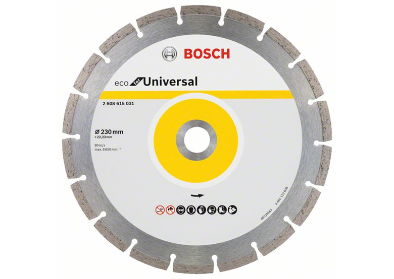 Disco diamantato segment 230x22,23mm 10 pezzi Bosch ECO for Universal