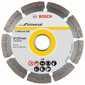 Disco diamantato 125mm Bosch Eco for Universal Segmented