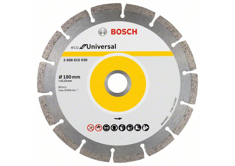 Disco diamantato segment 180x22,23mm Bosch Eco for Universal Segmented
