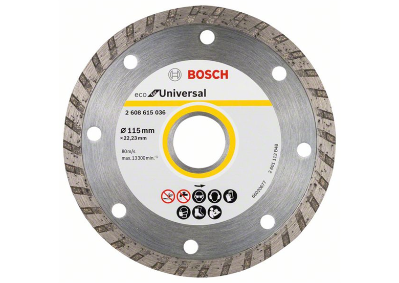 Disco diamantato segment 115x22,23mm 10pezzi Bosch ECO for Universal Turbo