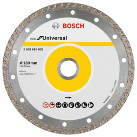 Disco diamantato segment 180x22,23mm 10pezzi Bosch ECO for Universal Turbo
