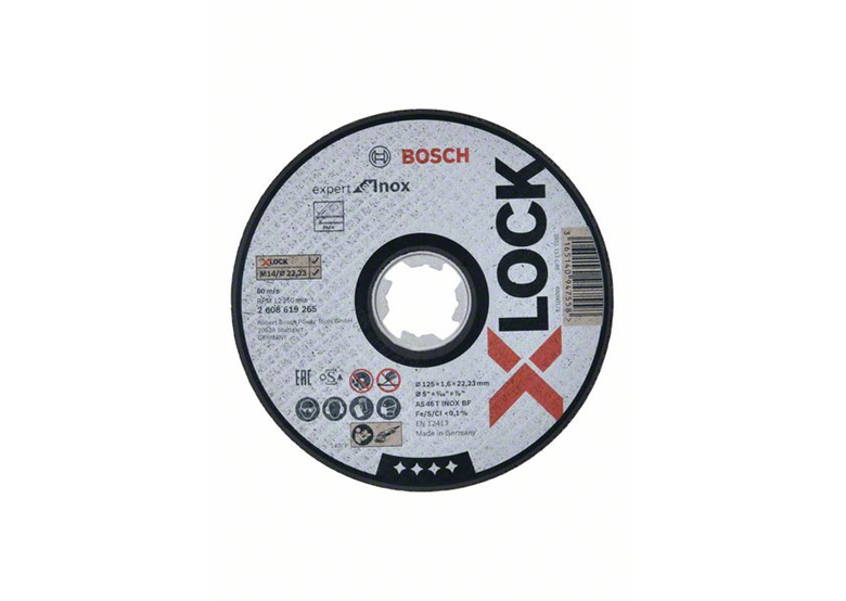 Mola da taglio X-Lock 125x22,23x1,6mm Bosch Expert for Inox
