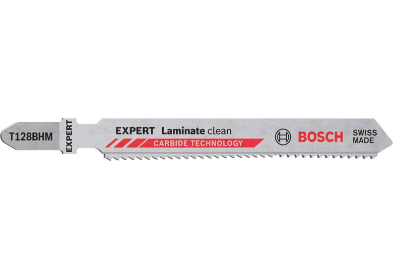 Lama per seghetto alternativo 3 pezzi. Bosch EXPERT Laminate Clean T 128 BHM