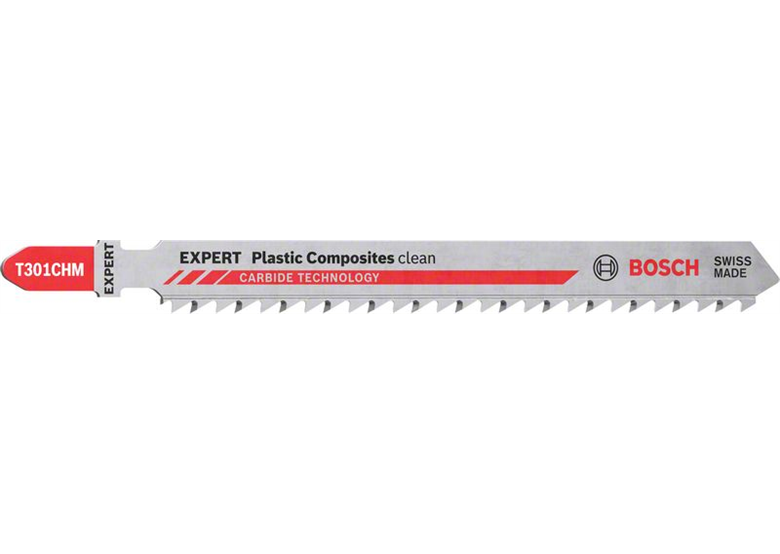 Lama per seghetto alternativo, 3 pezzi. Bosch EXPERT Plastic Composites Clean T 301 CHM