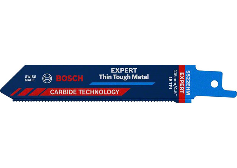 Lama per sega a nastro, 1 pezzo. Bosch EXPERT Thin Tough Metal S 522 EHM