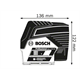 Livella laser Bosch GCL 2-50 CG