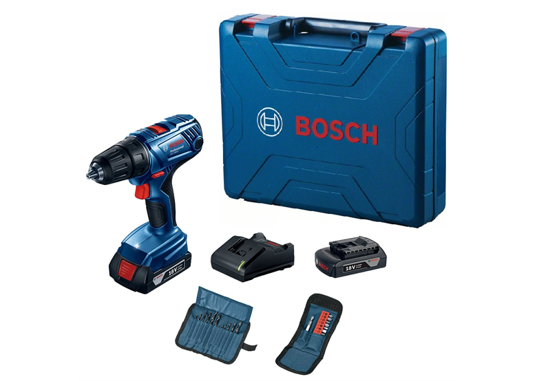 Trapano avvitatore con set di accessori Bosch GSR 180-LI