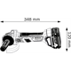 Smerigliatrice angolare 125mm Bosch GWS 180-LI 2x4.0Ah