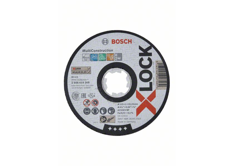 Mola da taglio X-Lock 115mm Bosch Multi Material