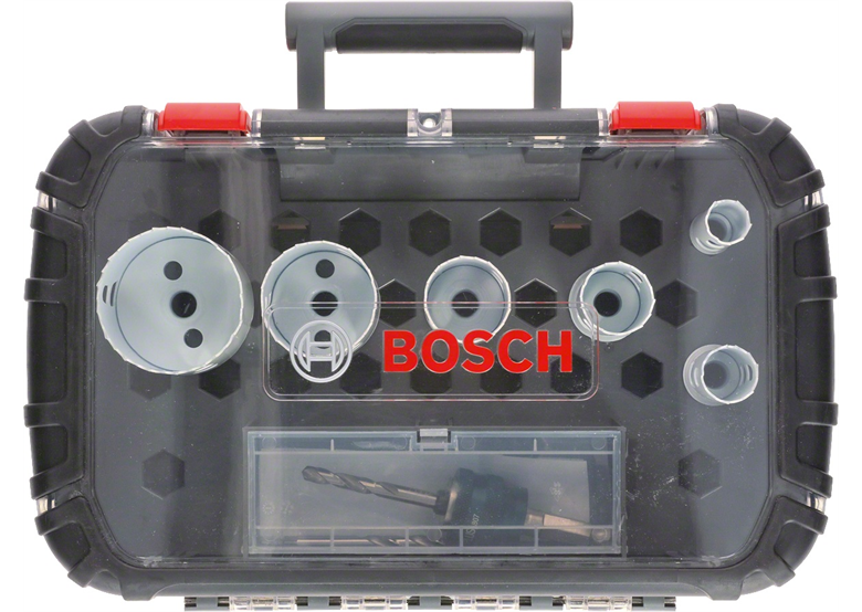 Set di seghe a tazza universali 20-64mm, 9 pezzi. Bosch Progressor for Wood and Metal