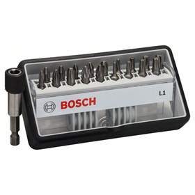 Set Robust Line di bit di avvitamento L Extra Hard, 18 +1 pz. Bosch Robust Line L Extra Hart