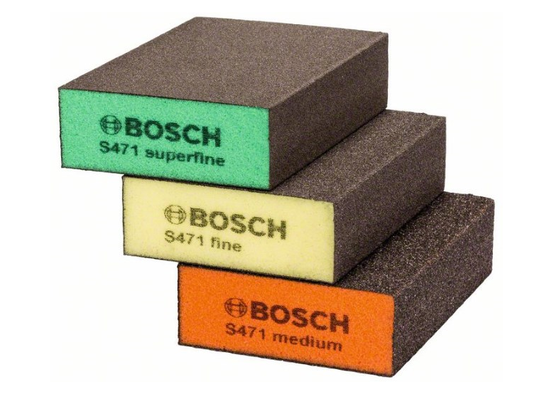 Set di spugne abrasive da 3 pz. Bosch S471
