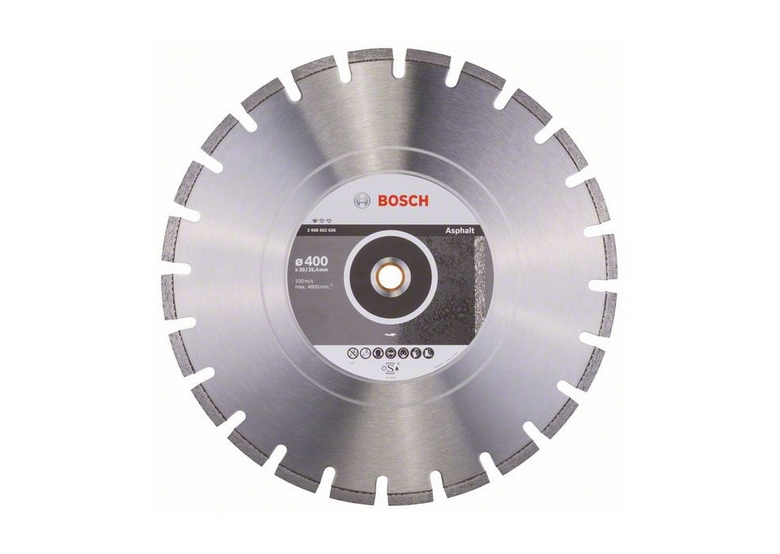 Disco diamantato 400mm Bosch Standard for Asphalt