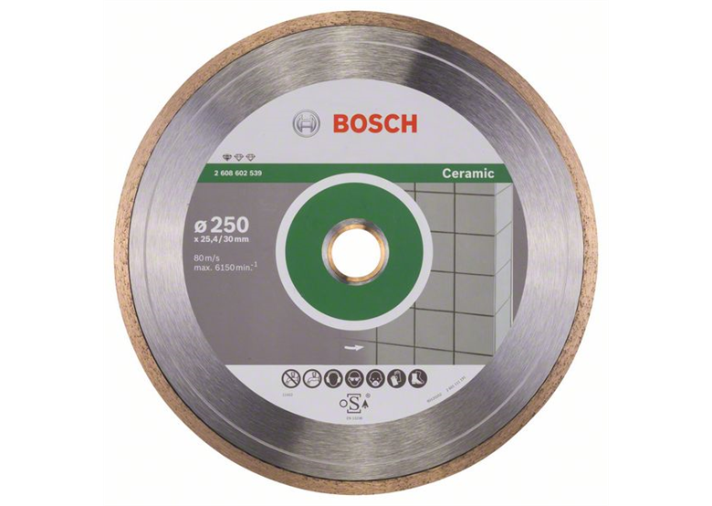 Disco diamantato 250mm Bosch Standard for Ceramic