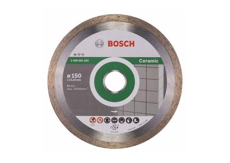 Disco diamantato 150mm Bosch Standard for Ceramic
