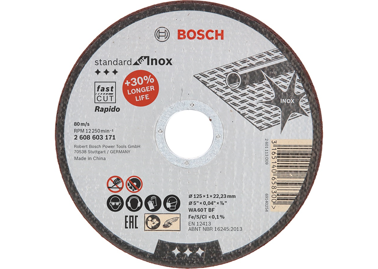 Disco di taglio Standard for Inox Bosch Standard for Inox Rapido
