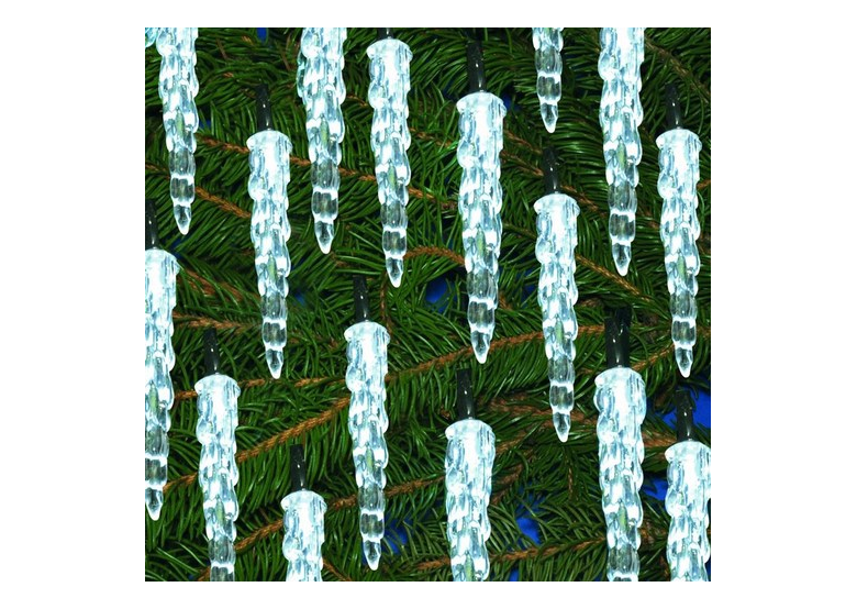 Lampadine per l'albero di Natale LED "ghiacciolo" bianco 20 pezzi Bulinex 21-502