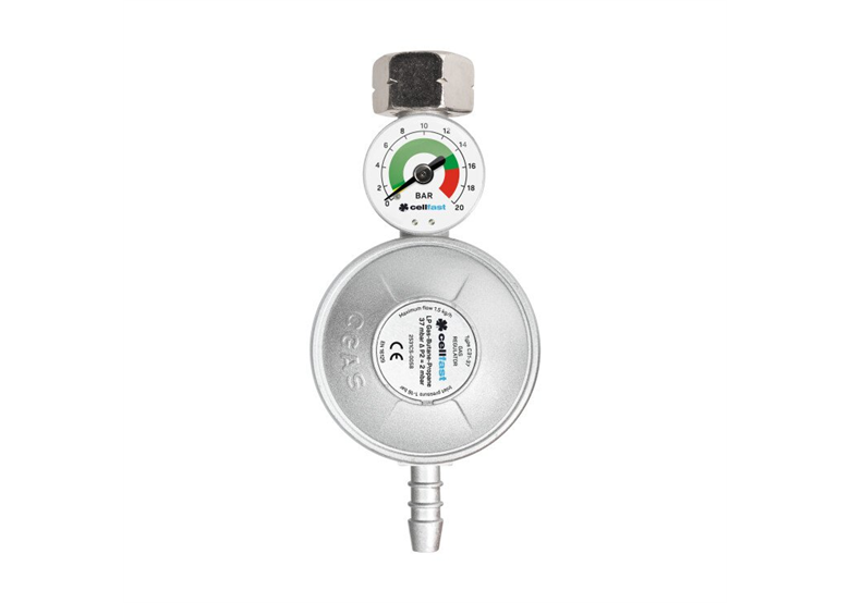 Regolatore gas con manometro Cellfast C 52-501