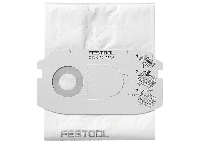 Sacchetto filtro 5pz. Festool SELFCLEAN SC FIS-CT MINI/5