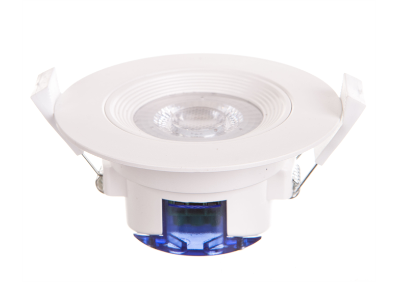 Cornice Downlight LED 5W tonda bianca montata a filo Lamprix 427888