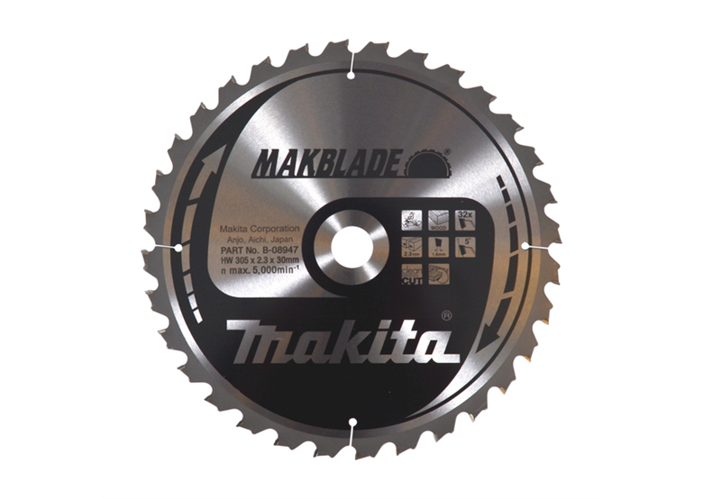 Disco MAKBLADE MSC30532G 305x30mm T32 Makita B-08947