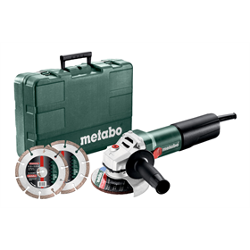 Smerigliatrice angolare Metabo WEQ 1400-125 Set
