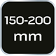 Cricchetto telescopico 1/4", 150-200mm Neo 08-502