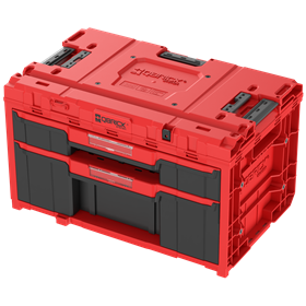 Scatola con cassetti Qbrick System ONE 2.0 DRAWER 2 Plus TOOLBOX EXPERT RED Ultra HD Custom