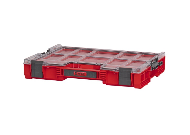 Organizzatore con secchi rimovibili Qbrick System PRO ORGANIZER 200 RED Ultra HD