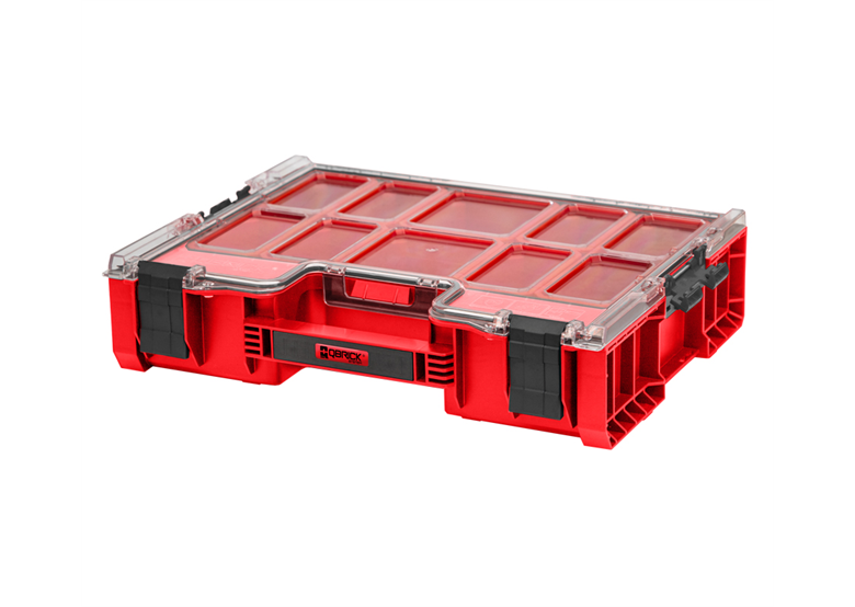 Organizzatore con secchi rimovibili Qbrick System PRO ORGANIZER 300 RED Ultra HD