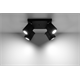 Lampada a soffitto MERIDA 4 nero Sollux Lighting Bittersweet Shimmer