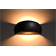 Lampada da parete in ceramica PONTIUS nera Sollux Lighting Café Au Lait