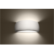 Lampada da parete verniciata PONTIUS bianco lucido Sollux Lighting Café Au Lait