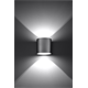 Lampada da parete ORBIS 1 grigio Sollux Lighting Deep Space